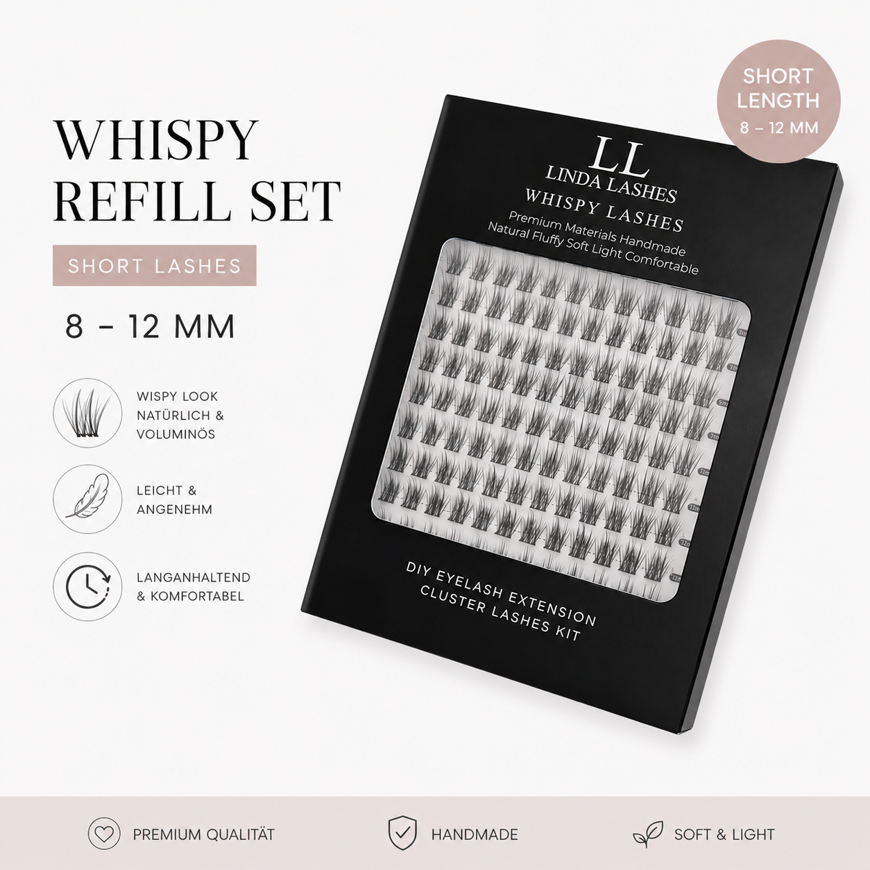 Whispy short Refill 8-12mm ( ab 04.09.2026 Lieferbar)